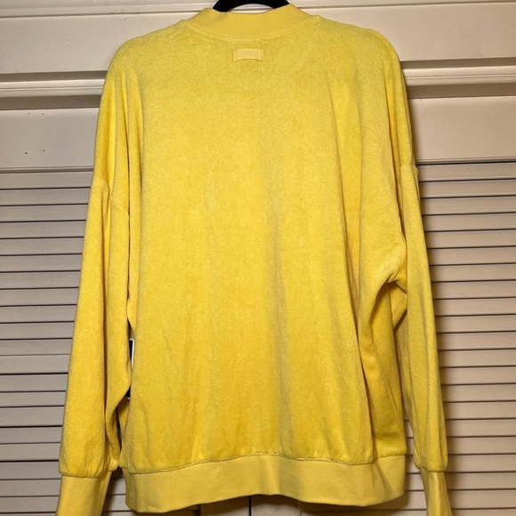 NWT Juicy Couture Black Label Terrycloth Oversized Track Jacket, size small Y2K - Picture 11 of 11